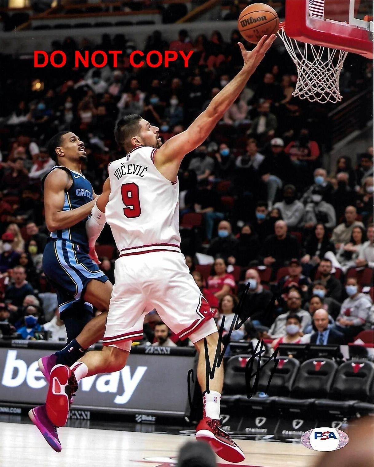 Nikola Vucevic CHICAGO BULLS Signed Autographed REPRINT 8x10 Photo RP