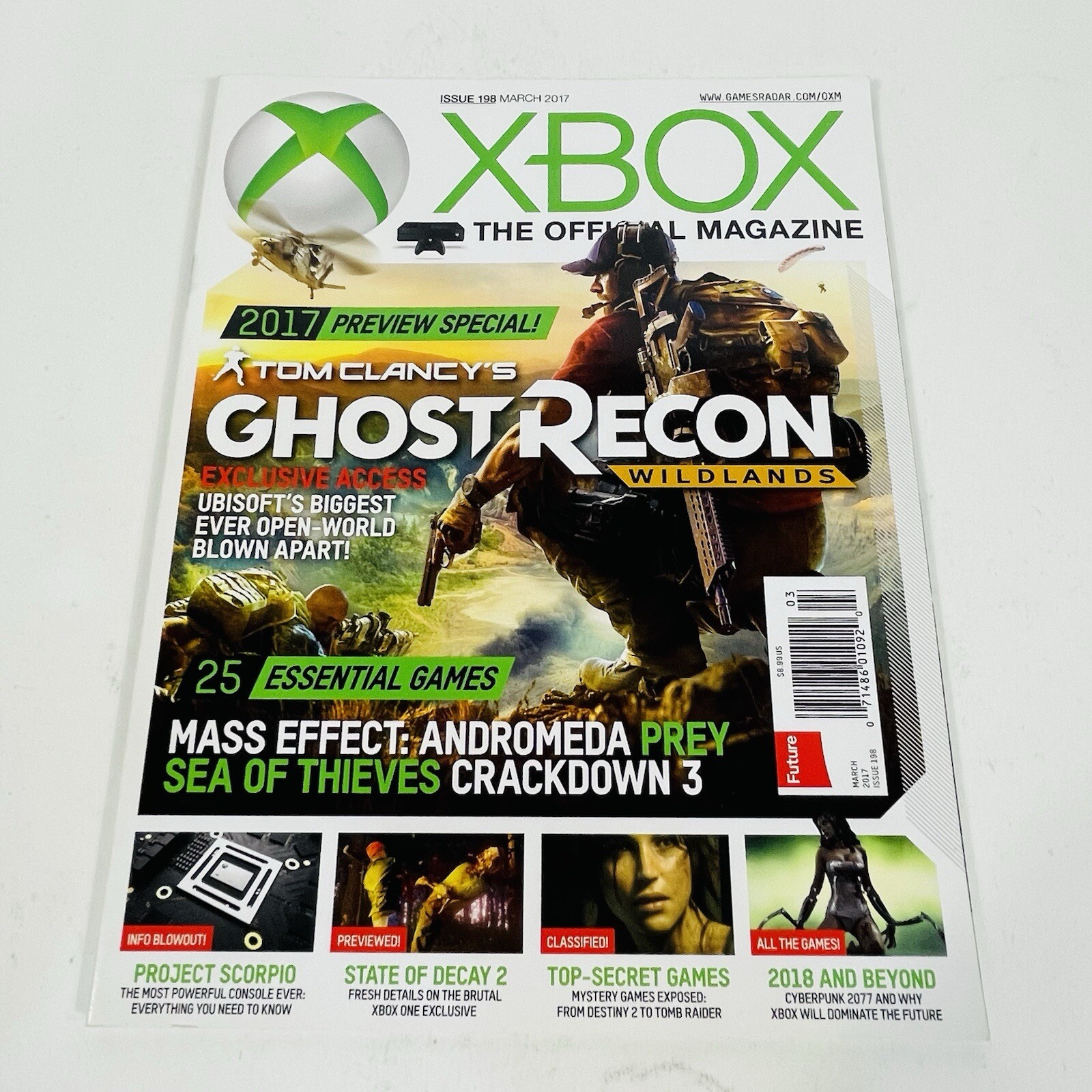 XBOX The Official Magazine Issue 198 March 2017 Ghost Recon Wildlands