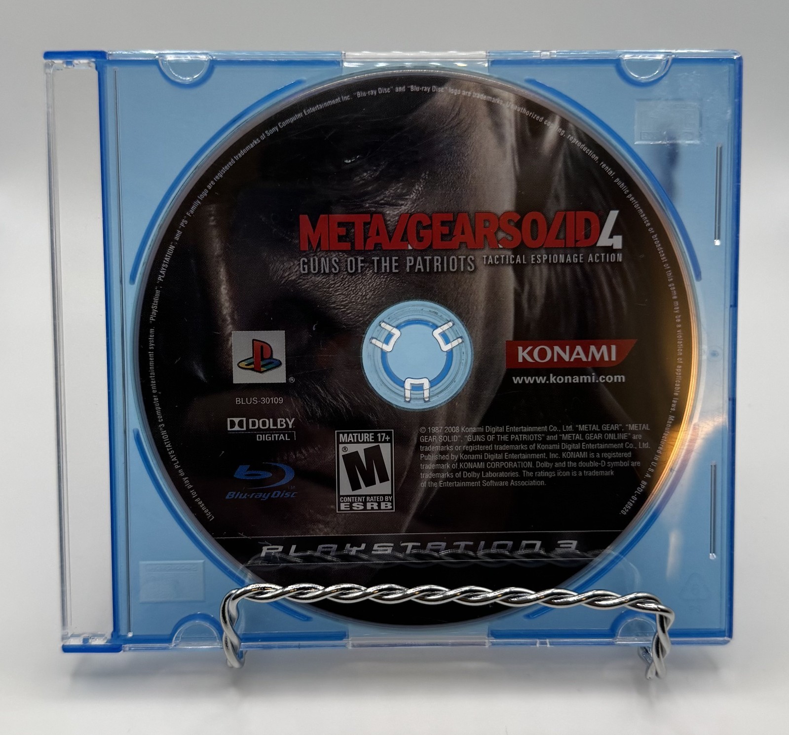 PS3 Metal Gear Solid 4 Guns of the Patriots (2008) Tested Disc Only