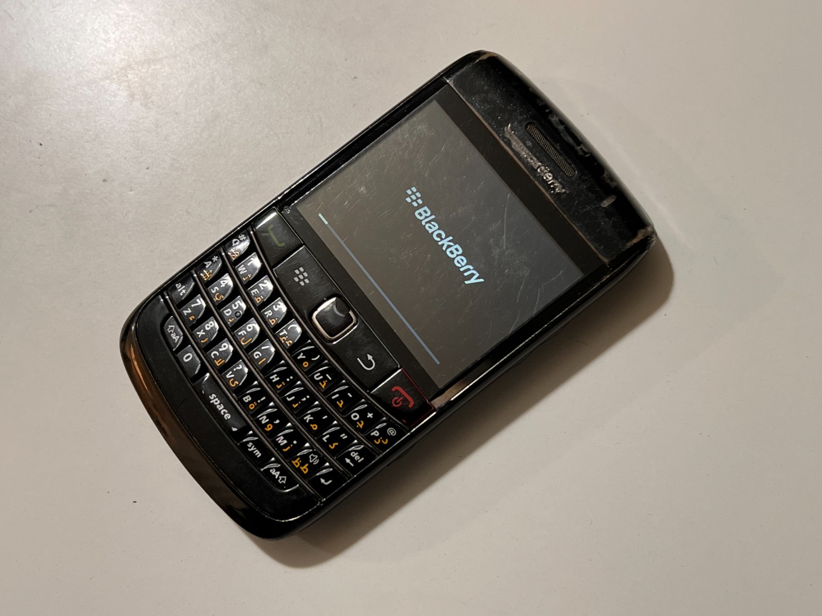 Blackberry 9780 Vintage cell phone Black color