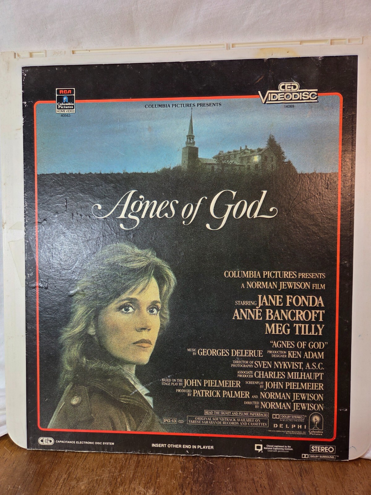 CED VideoDisc Agnes of God (1985) Columbia Pictures Presents, A Norman Jewlson 
