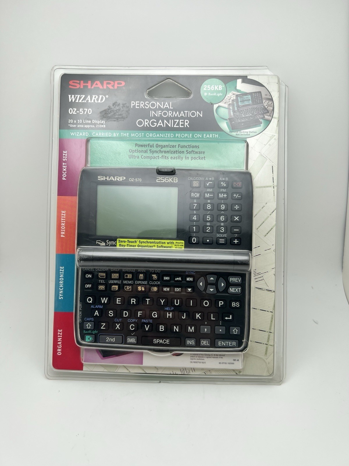 Sharp Wizard OZ-570 Pocket Organizers Personal PDA Data Pocket 256KB Hand Held.