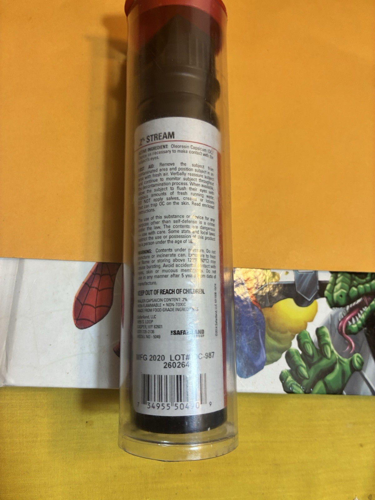 First Defense OC Stream MK-4 .2% Solution White Band Pepper Spray 3oz BESTSELLER