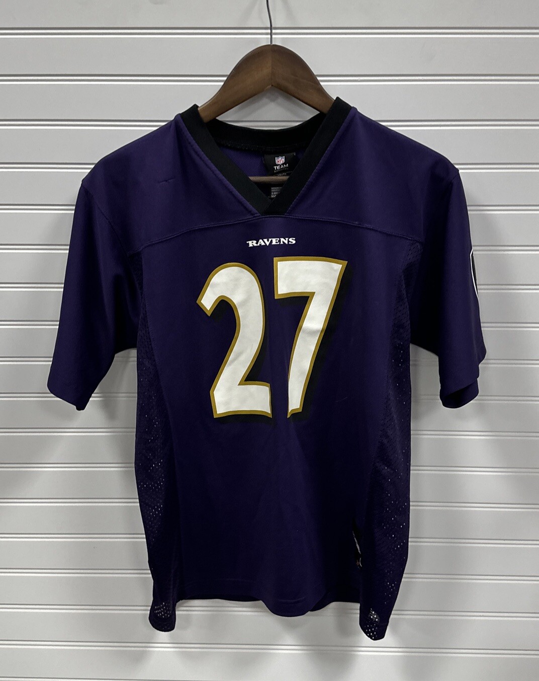 NFL Team Apparel YOUTH Jersey Sz  L 14 16 Ray RICE Baltimore Ravens #27