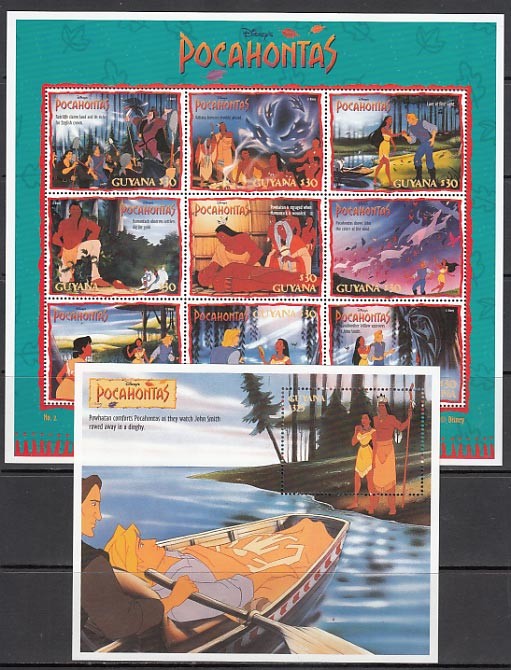 British Guiana - Mail Yvert 3833/41+H.211 ** MNH Walt Disney