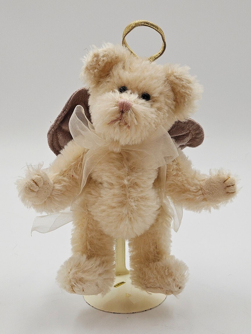 Boyds Bears White Mohair Angel Bear Jointed Bethany Bearington 2000