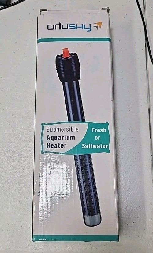 Orlushy Submersible Aquarium Heater 150W Fresh Or Saltwater