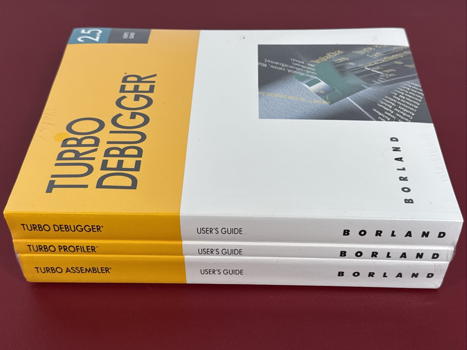 Borland Turbo Debugger 2.5 User's Guide Manual Set - Profiler,  Assembler,  New