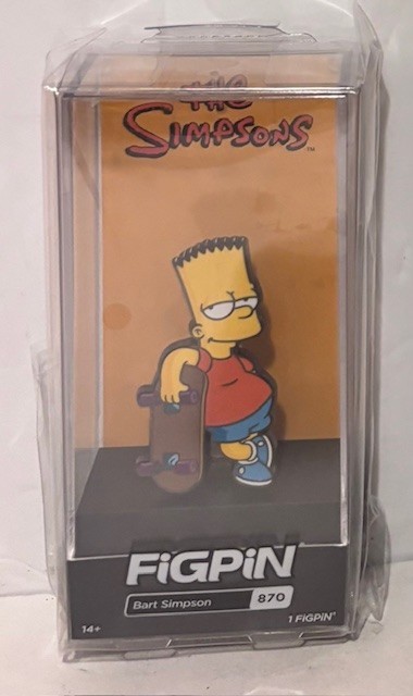 FiGPiN The Simpsons: BART SIMPSON #870 with Stand! NEW!