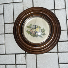 Antique small Wood frame Fruit Design Wall Decor