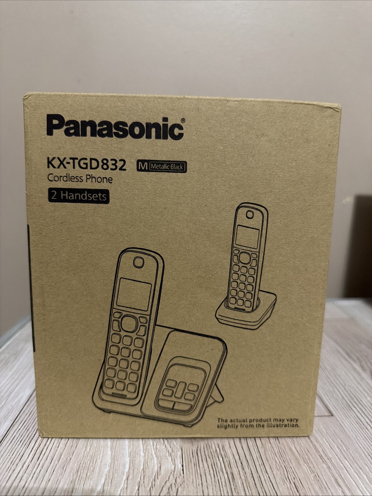 Panasonic | KX-TGD832M | Two (2) Handset Answering Machine Black Expandable | OB