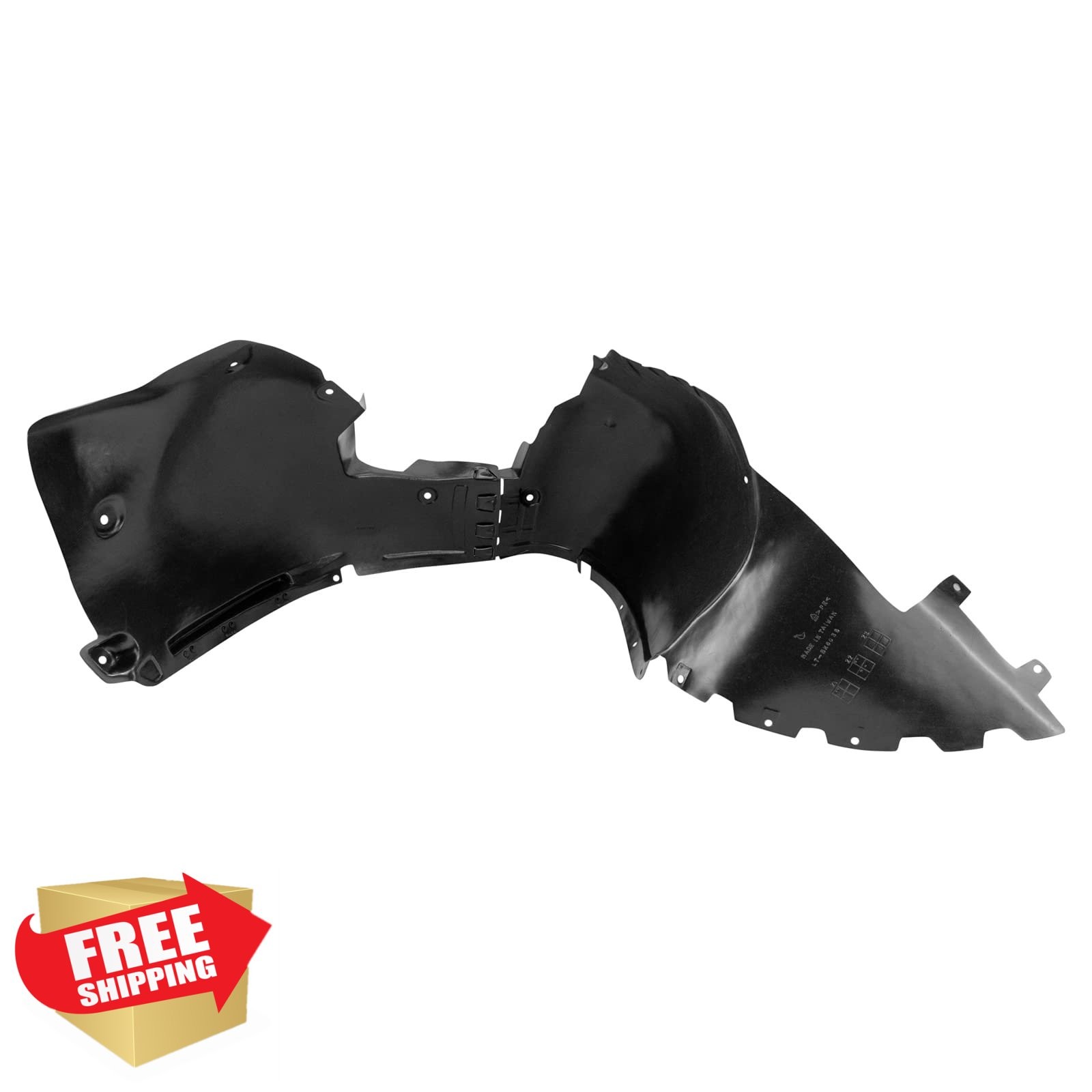 TRQ Buick LaCrosse Inner Fender Liners 2010-2013 Front Set