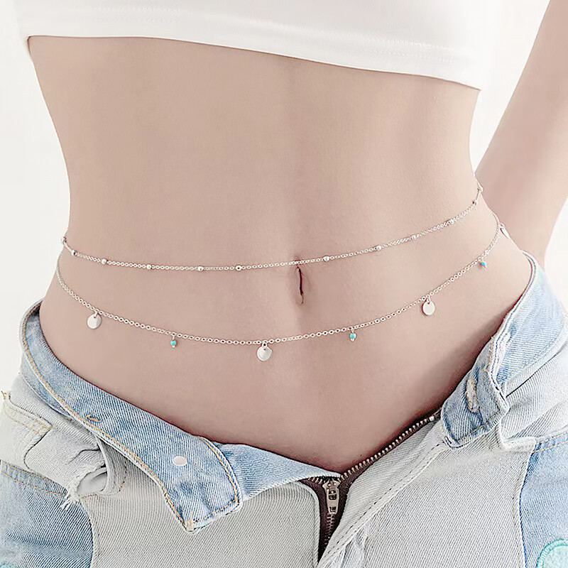 Waist Belly Chain Body Jewellery Pendant Accessory Hip Hop Summer Punk Sexy Chic