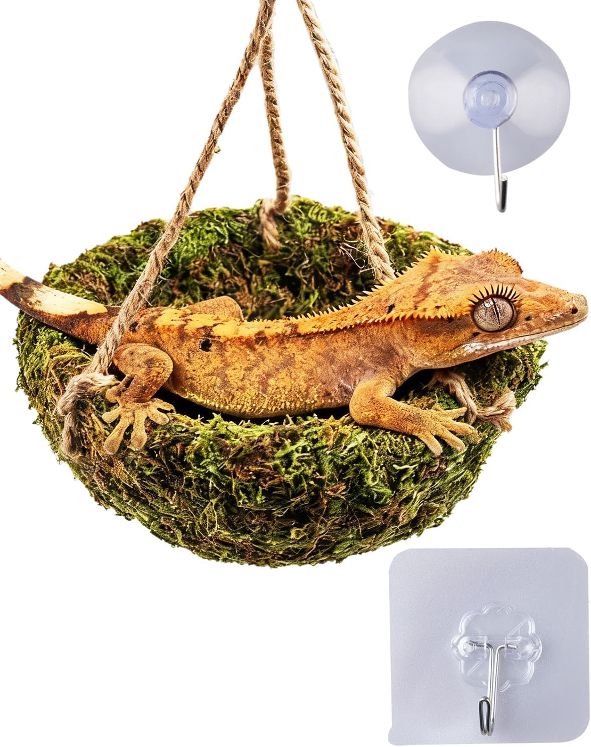 Handmade Reptile Hammock – Gecko, Bearded Dragon, Snake & Small Pet Tank Decor