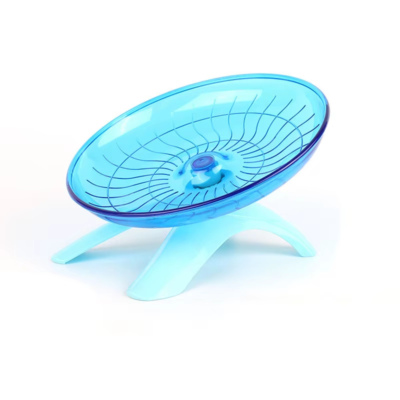 Pet Hamster Running Wheel Mute Flying Saucer Steel Axle Wheel Running Disc Toys 