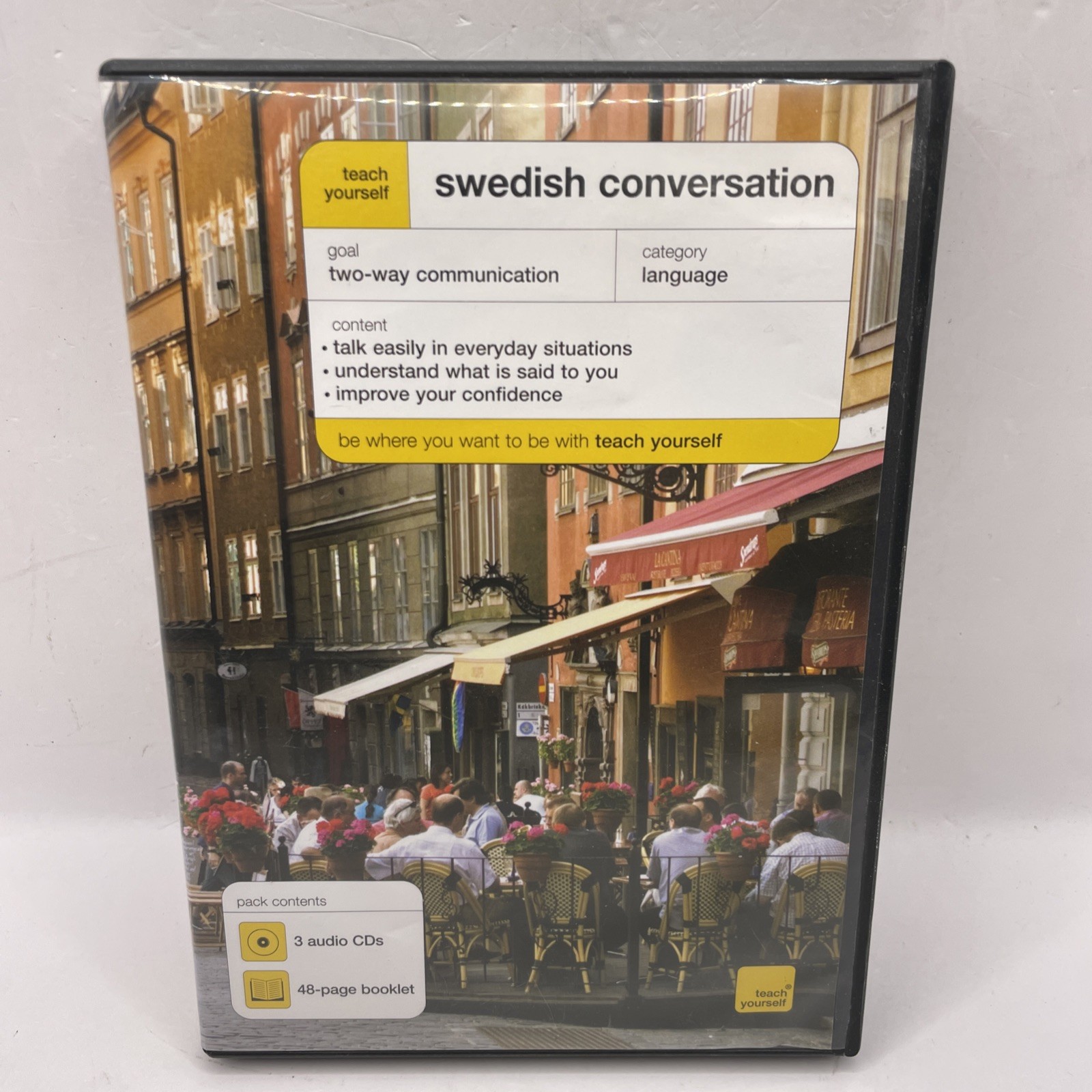 Teach Yourself Swedish Conversation (TYCN) - Regina Harkin  3 Audio CD & Booklet