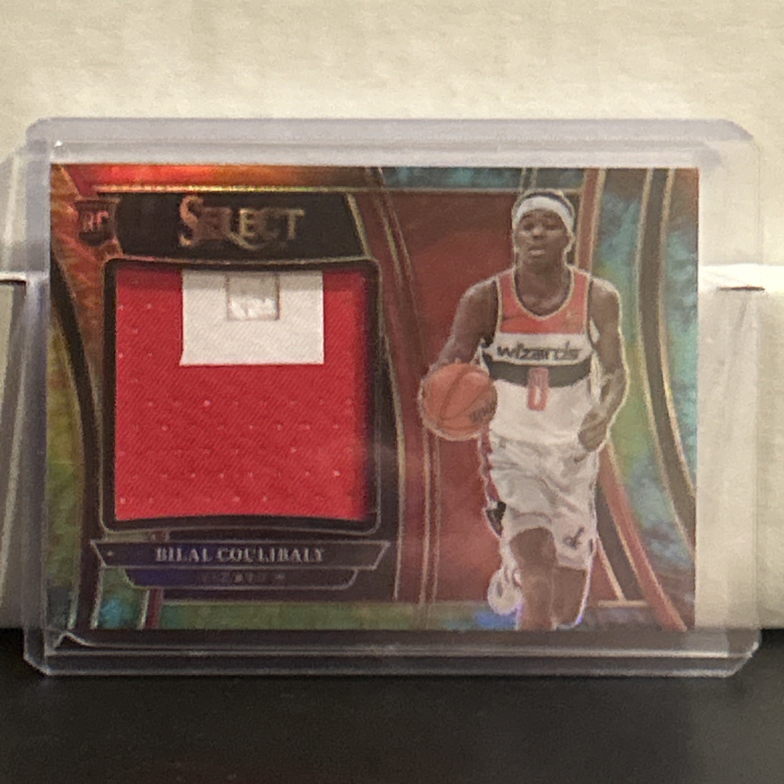 2023 Select Bilal Coulibaly Rookie Jumbo Swatches Tie Dye /25 #RJS-BC Wizards