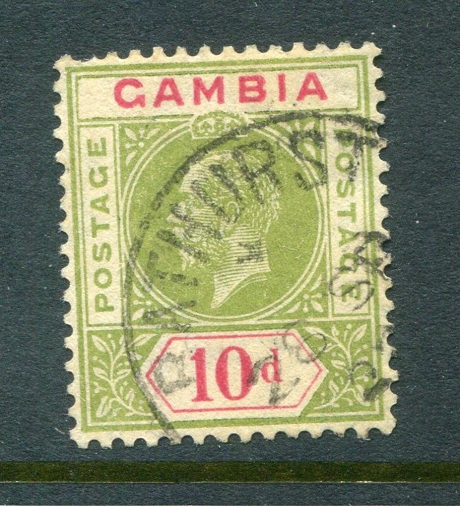 Gambia #95 George V 10 P. [Used]