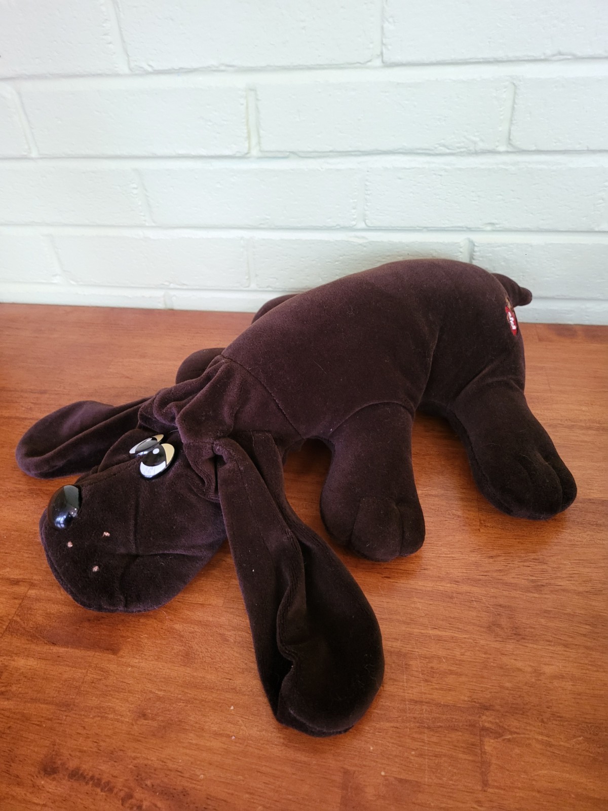 Vintage Pound Puppy 18" Plush Dog Brown Long Ears Stuffed Animal 1985 Tonka T3