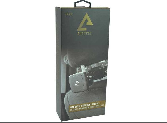 Car Headrest Phone Mount Back Seat Magnetic Holder for iPhone Samsung Tablet