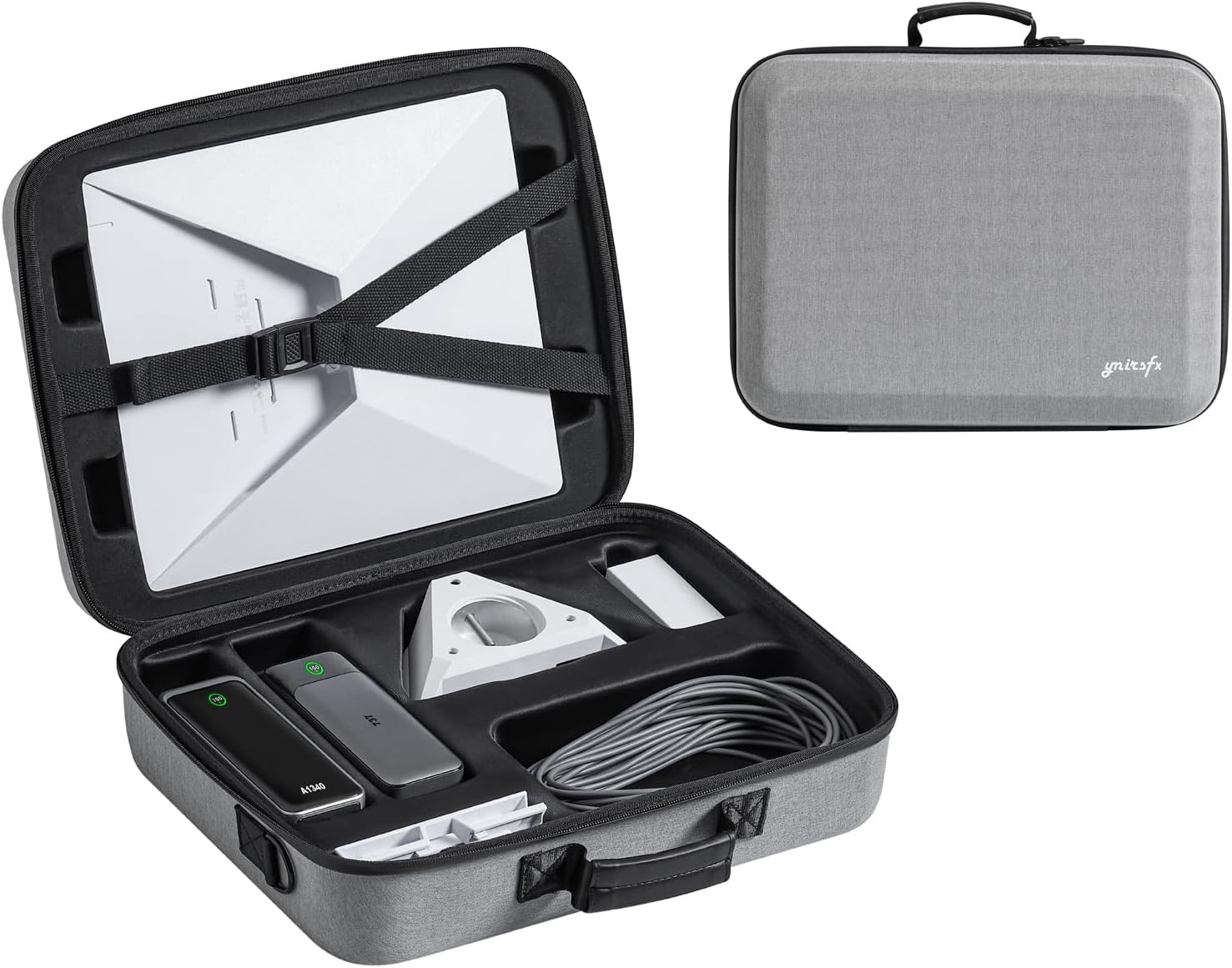 Case for Starlink Mini & Anker 737 A1340 Power Bank Protective Travel Cover