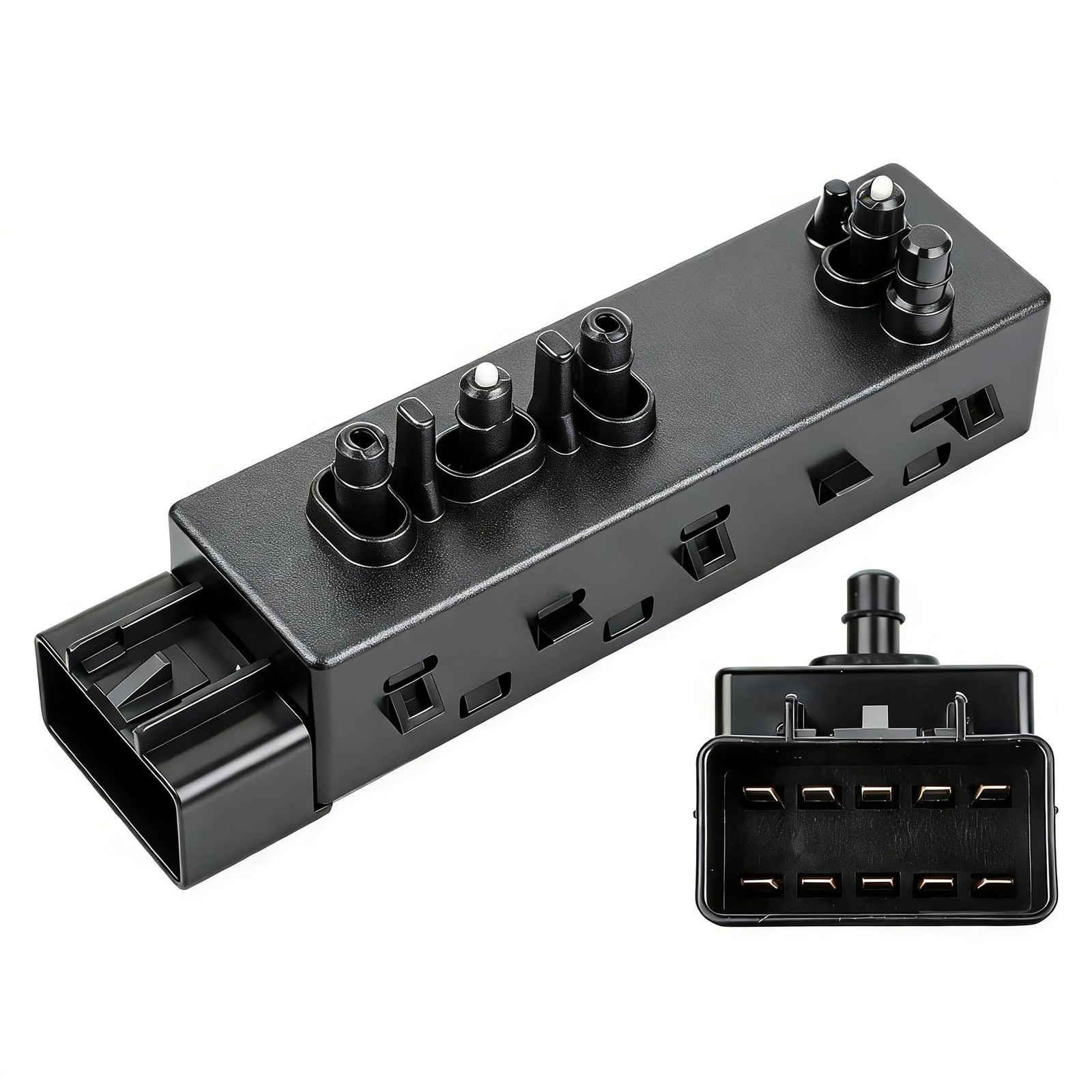 New Upgrade 25974714 Power Seat Switch Adjust Front Left Driver Black 