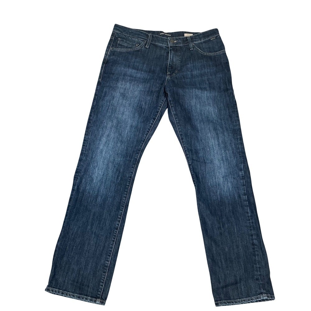 Mavi Matt Relaxed Straight Leg Jeans Mens Dark Indigo Wash Denim RN 95767