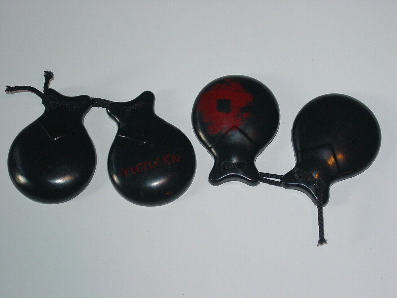 Pair of castenets spanish andalusia flamenco dance