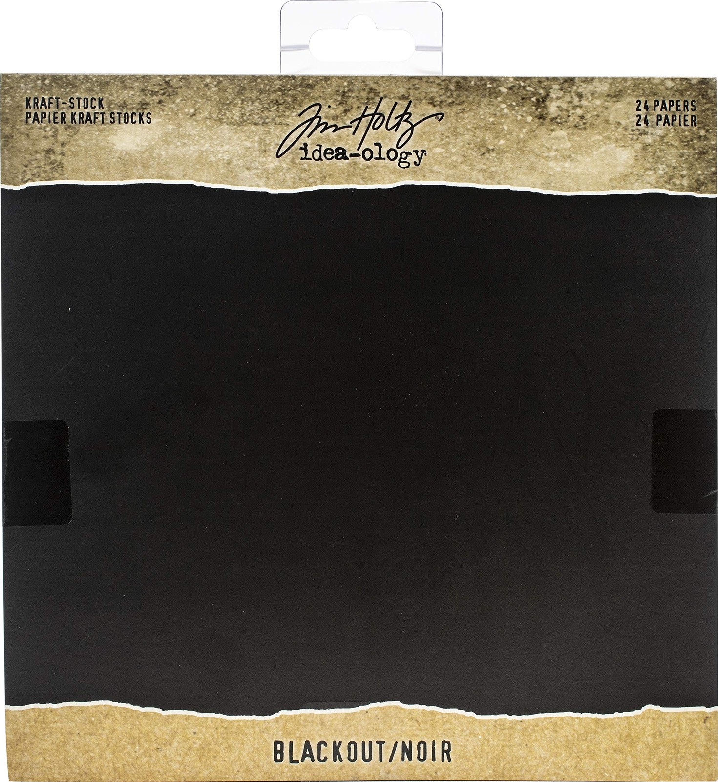 Tim Holtz KRAFT STOCK 8X8 IDEA BLACKOUT
