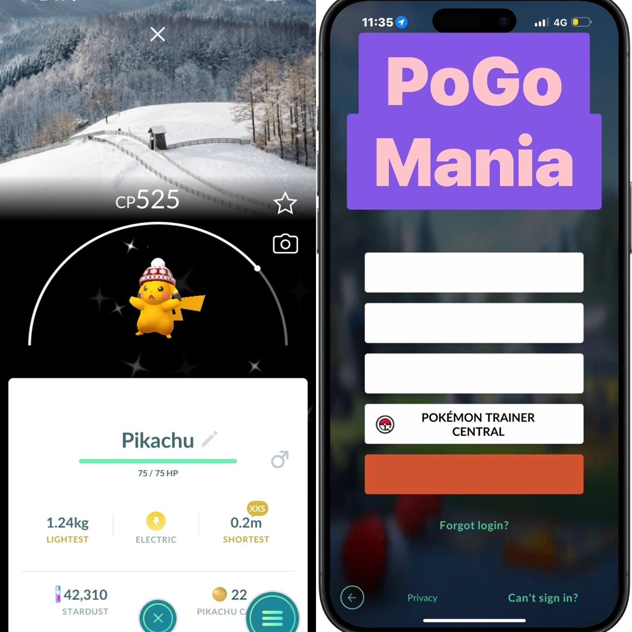 Shiny Pikachu (snowflake beanie)✨xxs Size✨Pyeongchang Winter BG✨mini PTC 20k✨