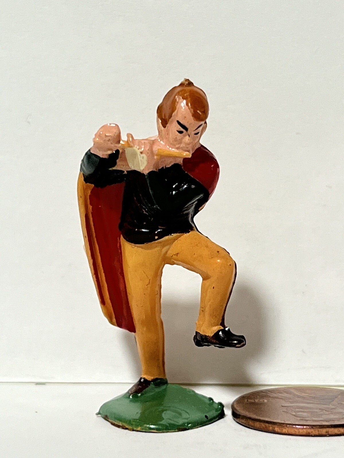 Marx Fairykins Pied Piper of Hamelin plastic figure fairy folk tale character