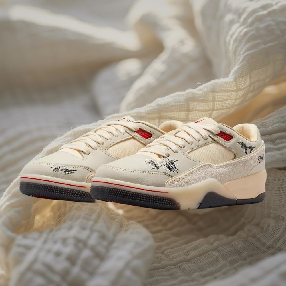 NEW WOMEN Jordan Flight Court SP Coconut Milk Muslin, Size US 5.5-11