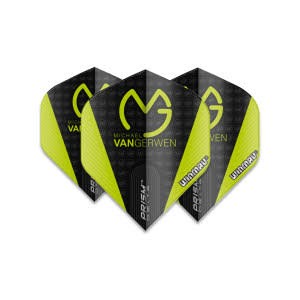 Winmau Prism Delta MVG Black and Green 207 Dart Flights