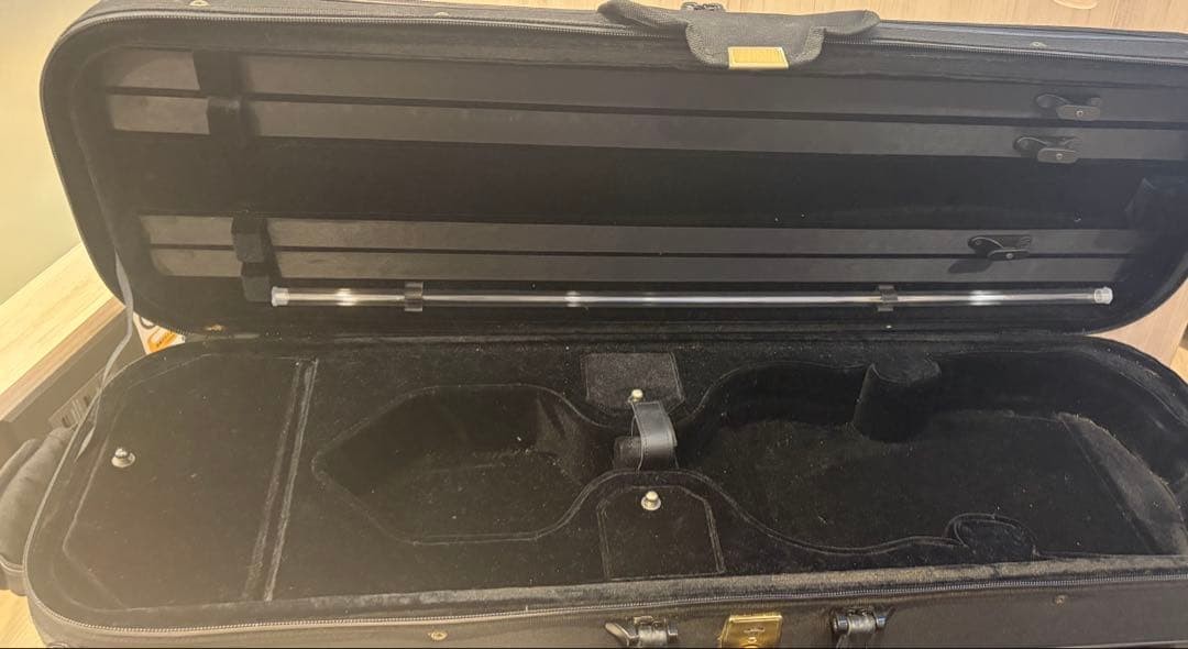 Black violin case not super light