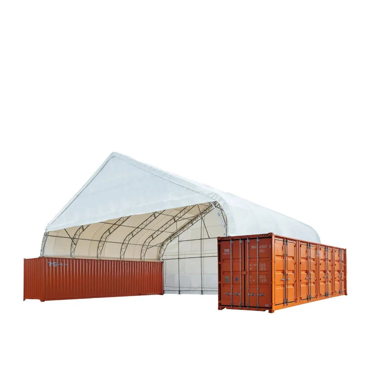 50x40ft Double Truss PVC Shelter 32oz Heavy Duty Cover Container Drop
