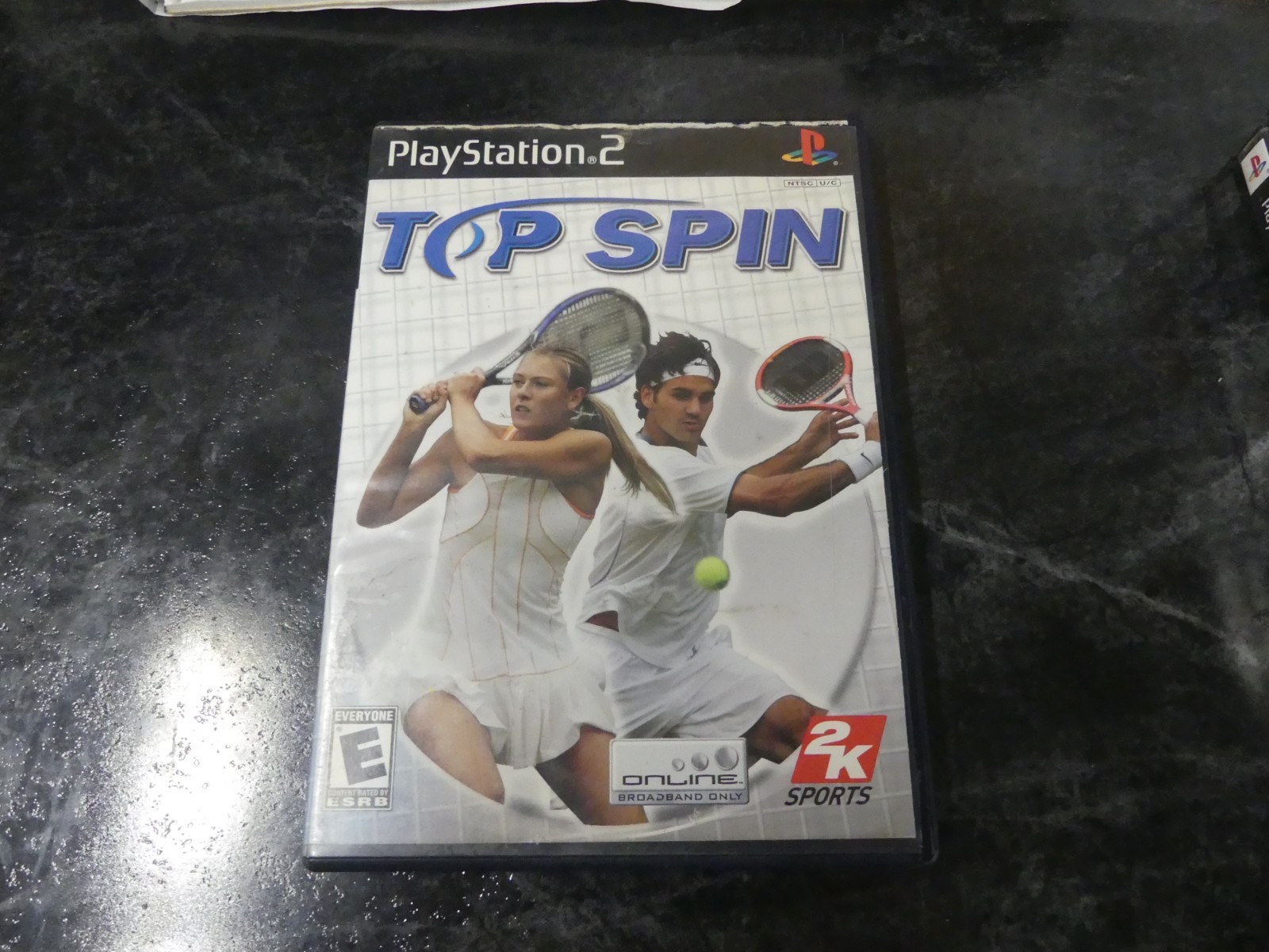 TOP SPIN PS2 TESTED (MANUAL)