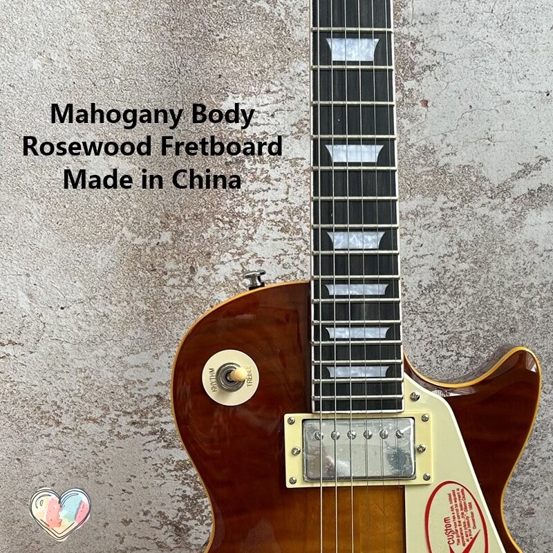 Custom Electric Guitar with HH Pickups, Rosewood Fretboard - Hot Selling