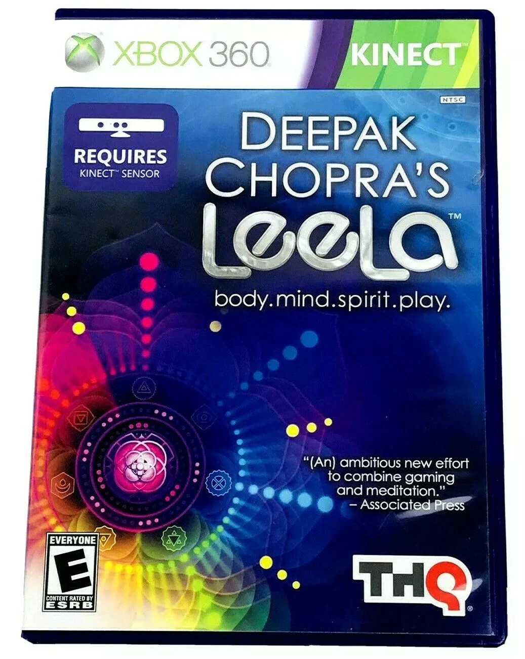 Deepak Chopra's Leela (Xbox 360, 2011) Authentic Replacement Case Only