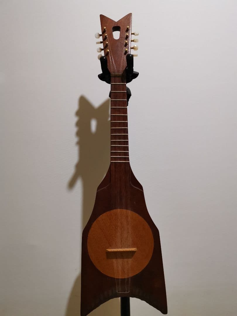 8-String Ukulele Folk Craft Instrument Natural Wood