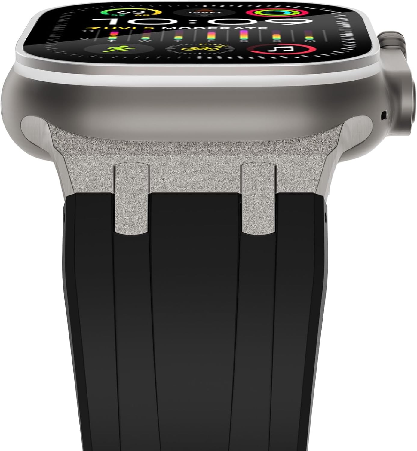 Sport Silicone Rubber Strap Compatible with Apple Watch Ultra 49mm