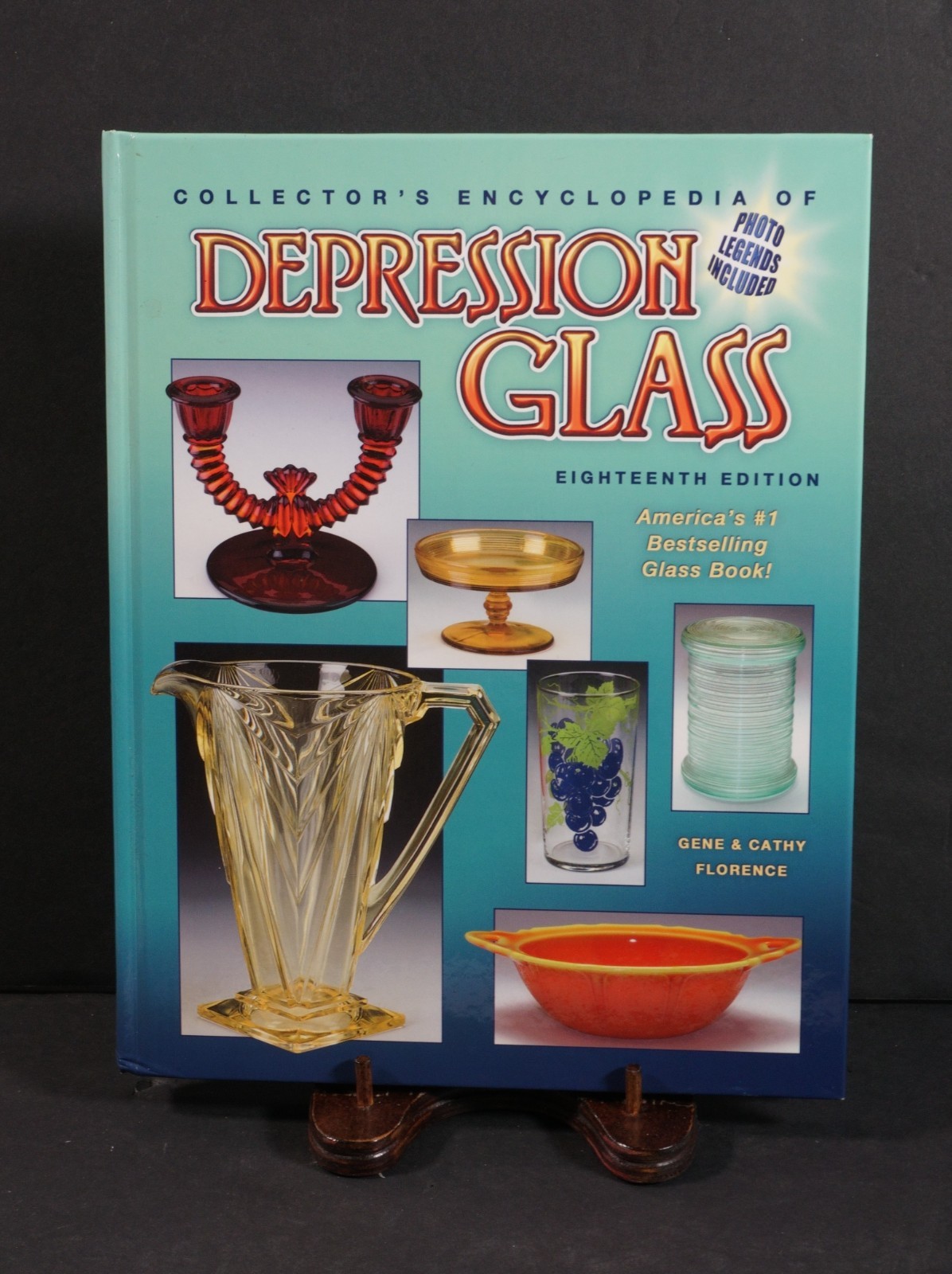 Collector's Encyclopedia of Depression Glass 18th Edition Hardcover Signed (BKS)