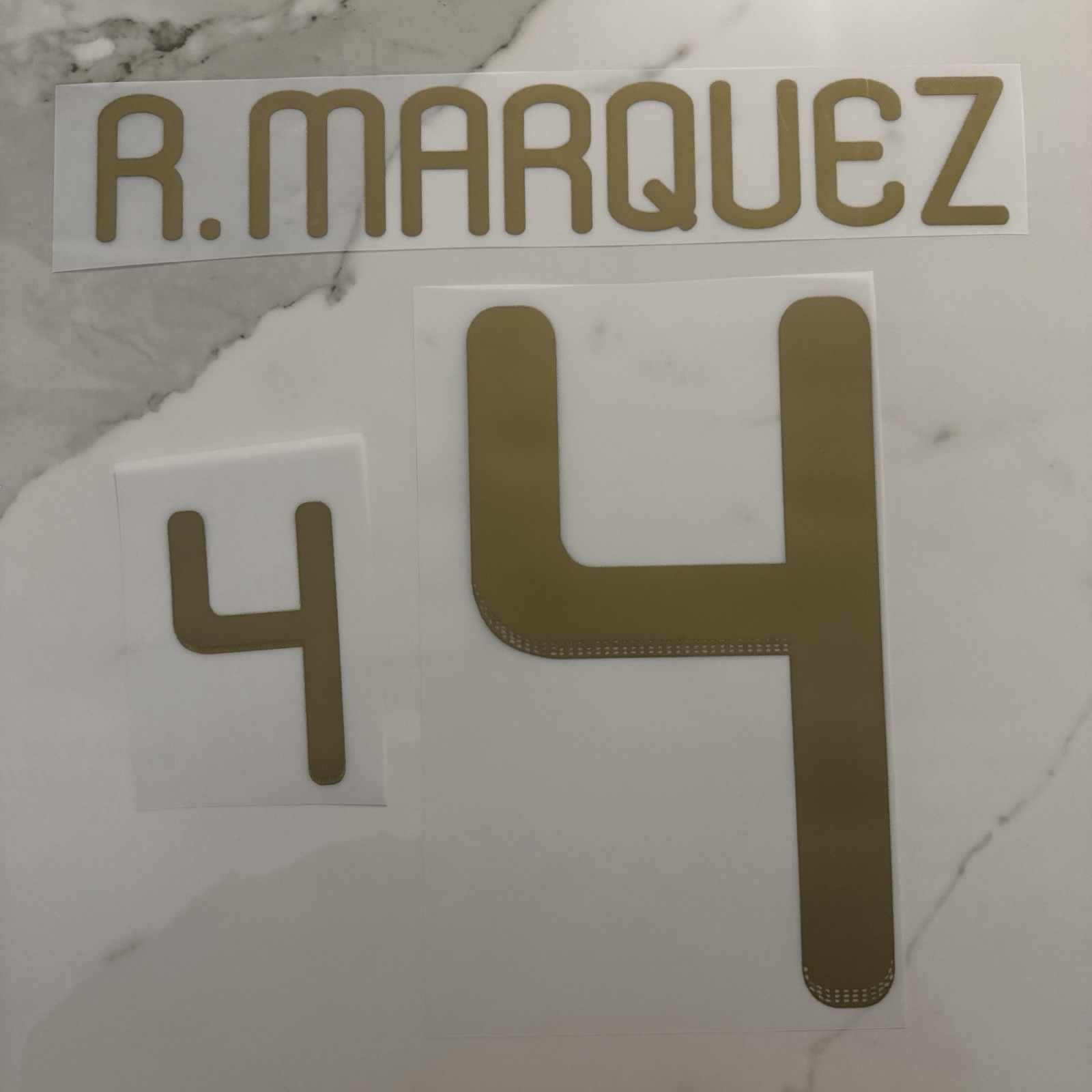 2011 MARQUEZ Mexico Kaiser Away Nameset Name Number Dorsal El Tri