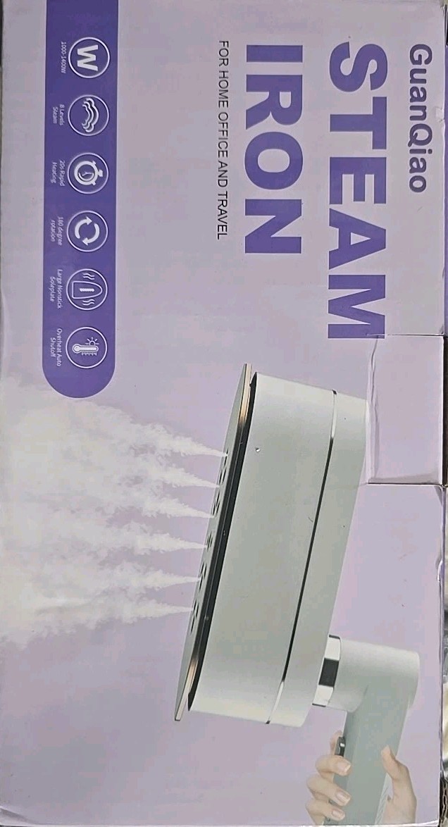 New In Box Steam Iron Ultra For Home, Office & TravelI