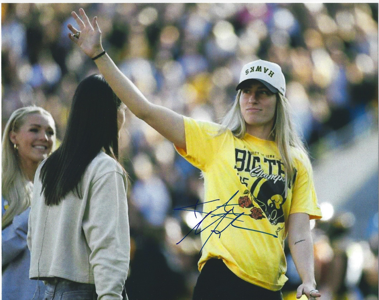 KATE MARTIN Signed 8.5 x 11 Photo Signed REPRINT Basketball IOWA HAWKEYES