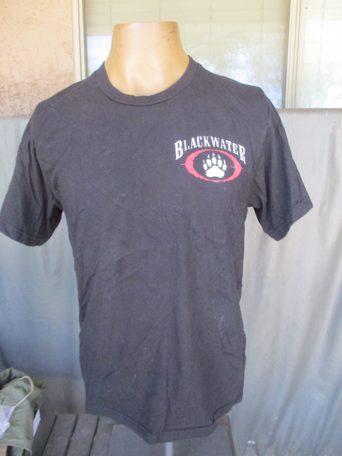 BLACKWATER Bear Paw Contractor Tactical T Shirt, MEDIUM but small, #3