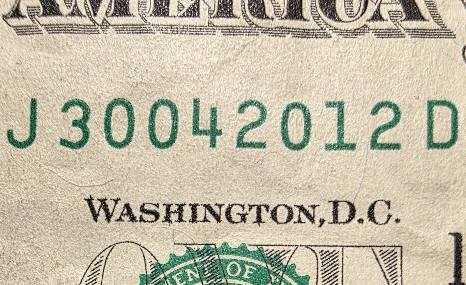 (0256)-2021 $1 Dollar Bill-Fancy Serial-Birthday  Note-April 30 Or March 4, 2012