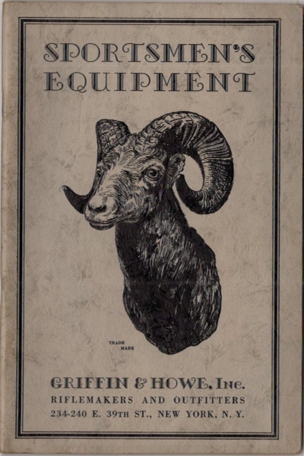 1928 Griffin & Howe Sportsmen's Equipment Catalog, 96 LOADED pages