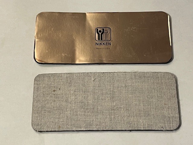 (1) NIKKEN KENKO GOLD BAND 1.93"X4.69" PROMO PAD MAGNET #1457 - READ!!