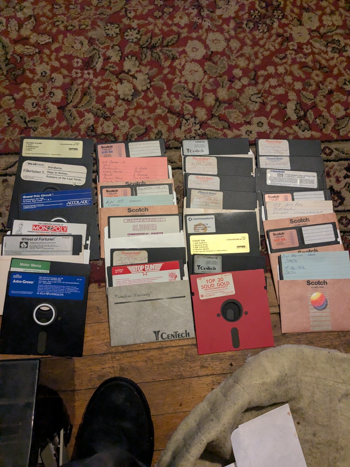 commodore floppy lot games programs software. Books ect