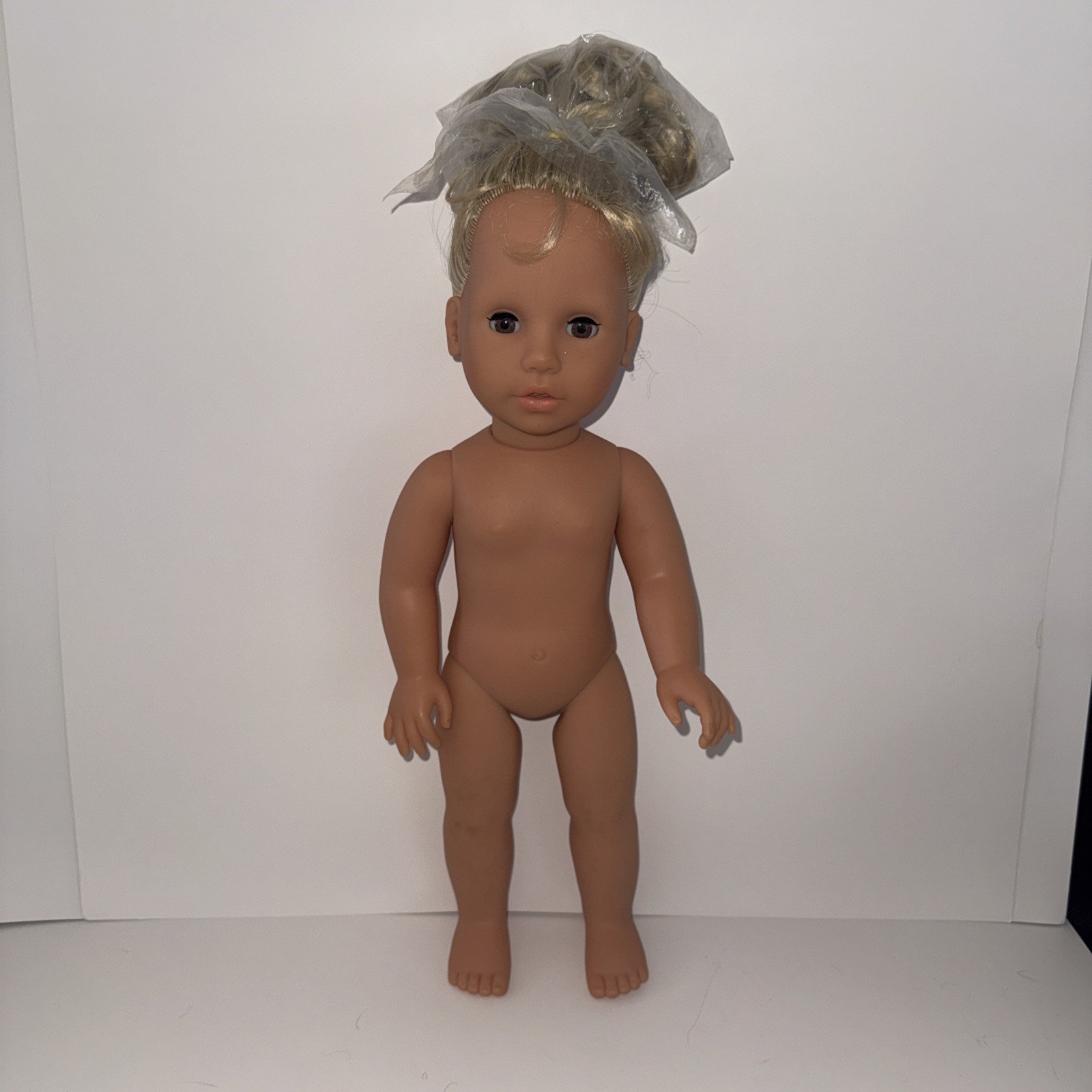 Vtg 1997 Max Zapf Doll 18" Vinyl Blonde Hair 